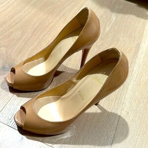 christian louboutin shoes size 9, perfect condition